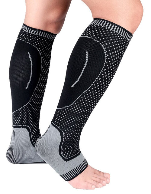 Load image into Gallery viewer, 2 PCS Sports guard Leg Sleeves calf Compression bracelet unisex basketball football running leggings breathable warm socks
