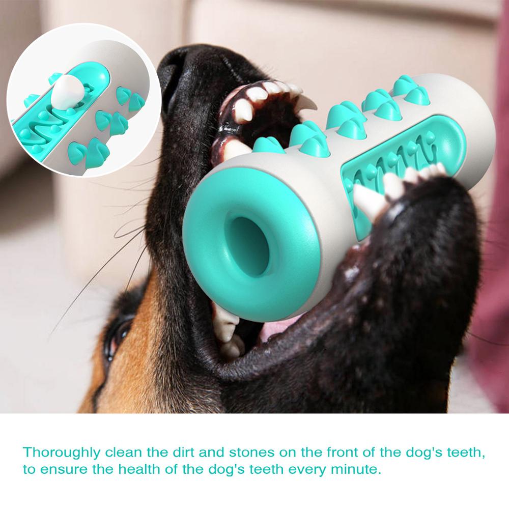 Dog Molar Toothbrush Toys Chew Cleaning Teeth Safe Elasticity Soft TPR Puppy Dental Care Extra-tough Pet Cleaning Toy Supplies