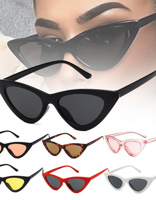 Load image into Gallery viewer, 1pc Riding Fishing Sunglasses Retro Vintage Sunglasses Fashion Cateye Goggles Sexy Small Cat Eye Sun Glasses for Women UV400
