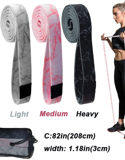 Load image into Gallery viewer, Resistance Bands Set Fitness Exercise Elastic Booty Bands Logo Training Workout Sport Yoga Strength Gym Equipment
