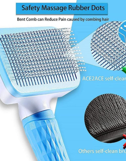 Load image into Gallery viewer, Dog Hair Remover Brush Cat Dog Hair Grooming And Care Comb For Long Hair Dog Pet Removes Hairs Cleaning Bath Brush Dog Supplies
