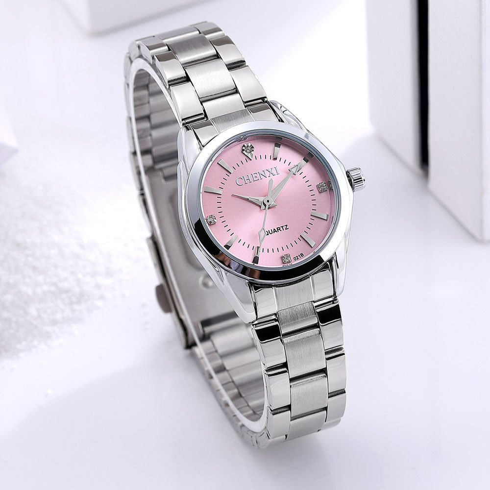 6 Colors CHENXI Brand Watch Luxury Women&#39;s Casual Watches Waterproof Watch Women Fashion Dress Rhinestone WristWatch CX021B