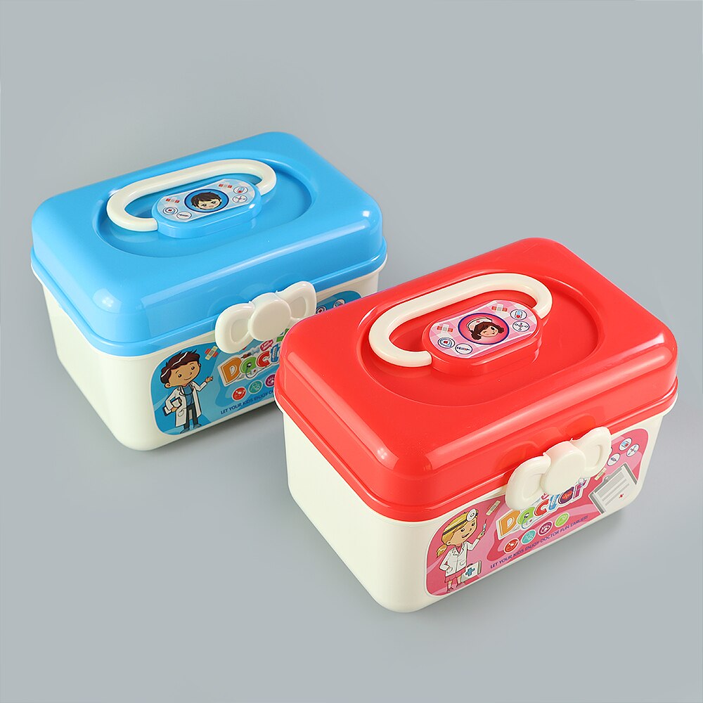 Doctor Toy Set Play House Toy Doctor Set Stethoscope Children Play House Storage Box Simulation Doctor Supplies Toy Boy Girl