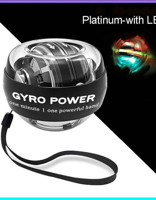 Load image into Gallery viewer, LED Gyroball Wrist Power Hand Ball Self-starting Gyro ball 2000kg Powerball Arm Hand Muscle Force Trainer  Exercise Strengthener
