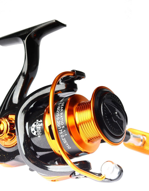 Load image into Gallery viewer, BAKAWA NEW Fishing Metal Spool Reel 1000~7000 Series 13 BB Accessories Metal Spool Spinning Wheel For Saltwater Carp Pesca
