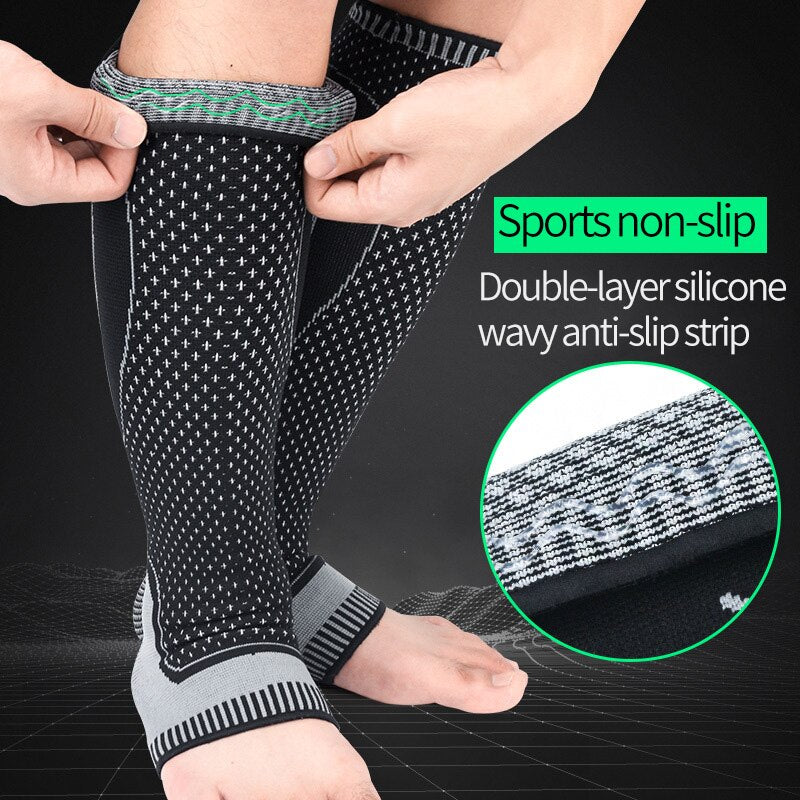 2 PCS Sports guard Leg Sleeves calf Compression bracelet unisex basketball football running leggings breathable warm socks