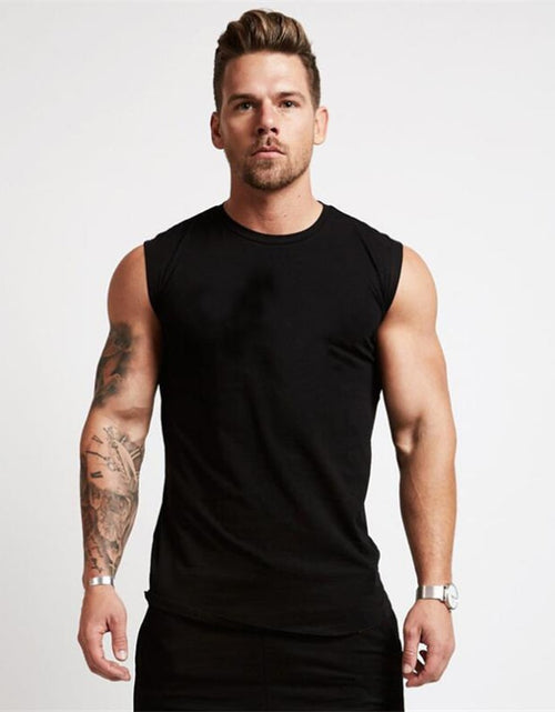 Load image into Gallery viewer, 2020 Gym Workout Sleeveless Shirt Tank Top Men Bodybuilding Clothing Fitness Mens Sportwear Vests Muscle Men Tank Tops
