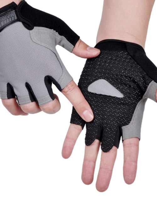 Load image into Gallery viewer, HOT Cycling Anti-slip Anti-sweat Men Women Half Finger Gloves Breathable Anti-shock Sports Gloves Bike Bicycle Glove
