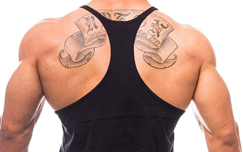 Load image into Gallery viewer, Gym Stringer Tank Top Men Bodybuilding Clothing Cotton Sleeveless Shirt Man Fitness Vest Singlet Sportwear Workout Tanktop
