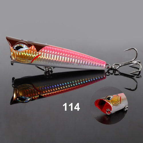 Load image into Gallery viewer, 1pc 190mm 129g Topwater Popper Fishing Lures Bubble Jet Popper Bait Wobblers for GT Tuna Sea Fishing Lure
