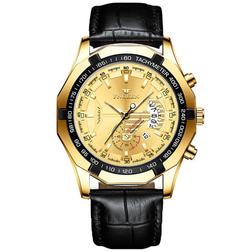 Load image into Gallery viewer, Luxury Men&#39;s Watches Stainless Steel Band Fashion Waterproof Quartz Watch For Man Calendar Male Clock Reloj Hombre S001
