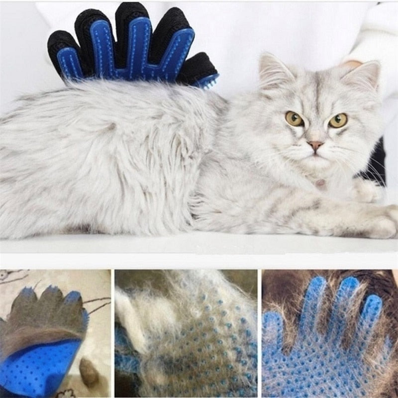 Cat gloves Pet Dog brush Cat Self Grooming shedding Glove Dog Bath Cat cleaning Supplies Pet Glove Dog Accessories