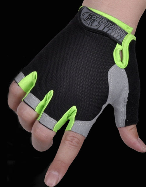 Load image into Gallery viewer, HOT Cycling Anti-slip Anti-sweat Men Women Half Finger Gloves Breathable Anti-shock Sports Gloves Bike Bicycle Glove
