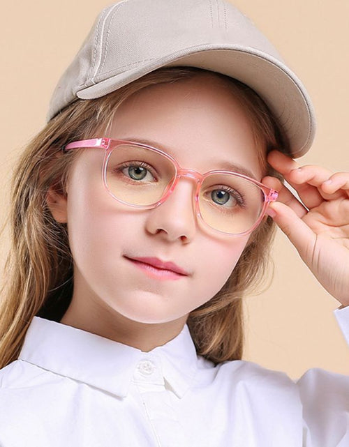 Load image into Gallery viewer, Chirldren Blue Light Blocking Glasses  Fashion Anti-blue Light Glasses Frame TR90 Children Myopia Goggles
