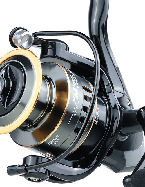 Load image into Gallery viewer, Fishing Reel HE 1000-7000 Series Max Drag 10kg Metal Line Cup Freshwater Long Throw Spinning Wheel
