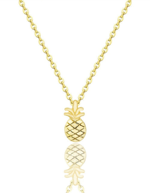 Load image into Gallery viewer, Mini Pineapple Charm Necklace Women Men Fashion Jewelry Summer Fruit Dainty   Ananas Collier Femme 2020
