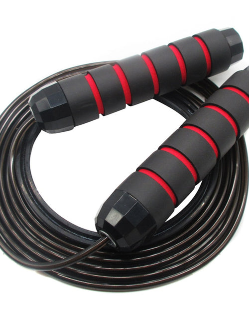 Load image into Gallery viewer, Jump Rope Sports PVC Bearing Jump Ropes Crossfit with Anti-Slip Handle Adjustable Wire Skipping Home Indoor Fitness Springtouw
