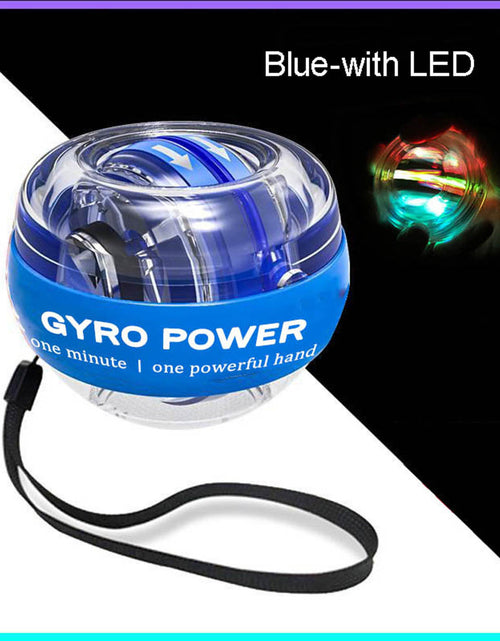 Load image into Gallery viewer, LED Gyroball Wrist Power Hand Ball Self-starting Gyro ball 2000kg Powerball Arm Hand Muscle Force Trainer  Exercise Strengthener
