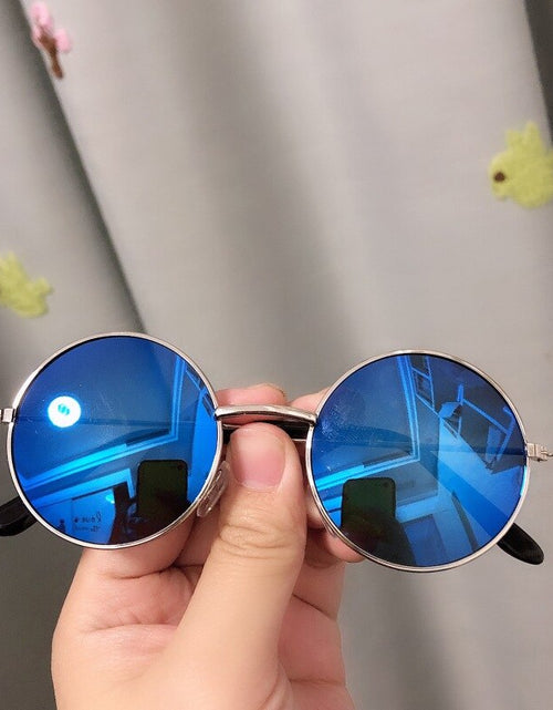 Load image into Gallery viewer, Hot Round Sunglasses Kids Metal Frame Glasses Anti-UV Sun Glasses For Boys Girls Eyewear Children oculos UV400 gift
