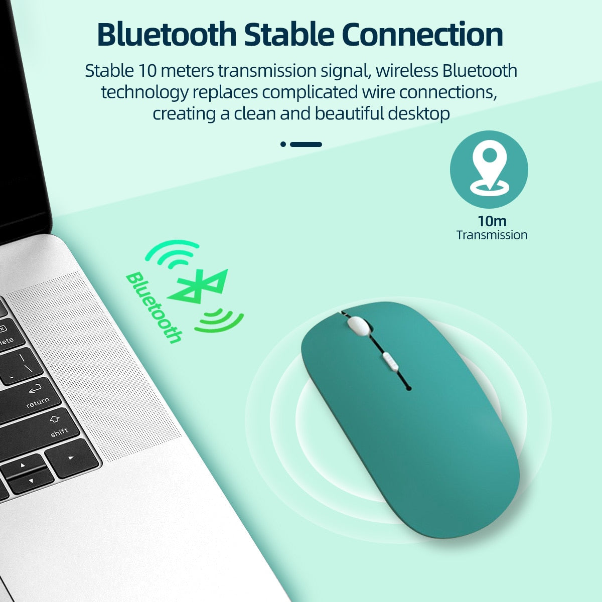 Bluetooth Mouse For iPad Samsung Huawei Lenovo Android Windows Tablet Battery Wireless Mouse For Notebook Computer