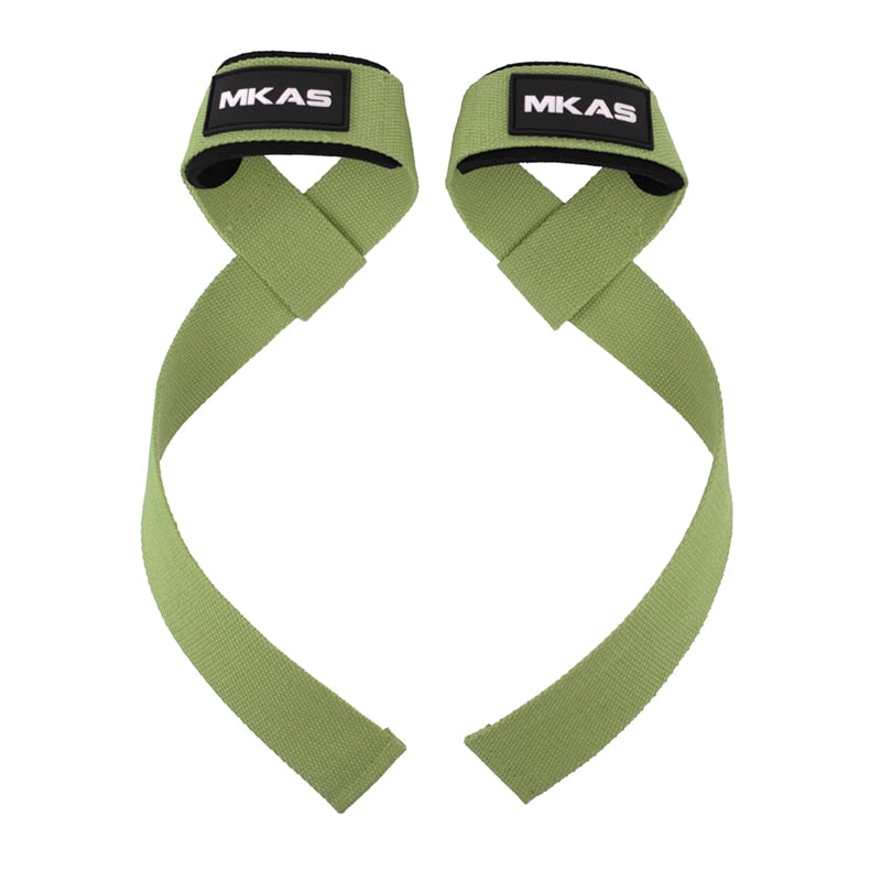 Weight lifting Wrist Straps Fitness Bodybuilding Training Gym lifting straps with Non Slip Flex Gel Grip