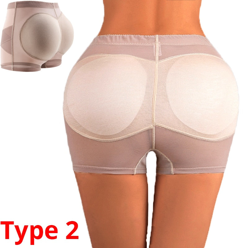 Shapewear Padded Hip Butt Lifter Panties High Waist Trainer for Women Tummy Control Body Shaper Hip Enhancer Thigh Slim