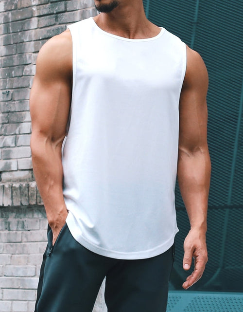 Load image into Gallery viewer, Gym Tank Top Men Mesh Quick Dry Bodybuilding Sleeveless Shirt Fitness Singlets Basketball Sportswear Muscle Vest Summer Clothing
