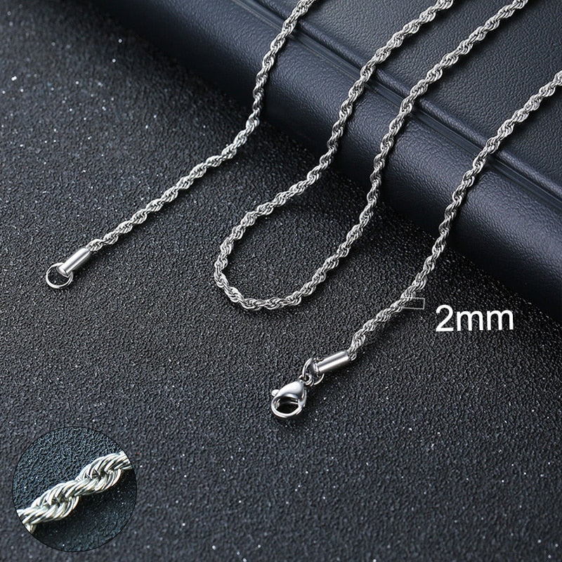 Cuban Chain Necklace for Men Women, Basic Punk Stainless Steel Curb Link Chain Chokers,Vintage Gold Tone Solid Metal Collar