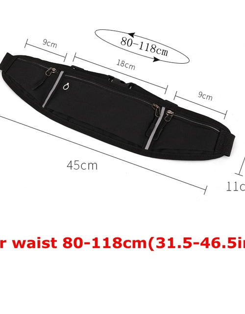 Load image into Gallery viewer, Professional Running Waist Bag Sports Belt Pouch Mobile Phone Case Men Women Hidden Pouch Gym SportsBags Running Belt Waist Pack
