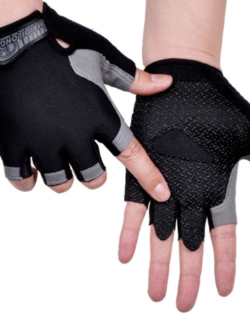 Load image into Gallery viewer, HOT Cycling Anti-slip Anti-sweat Men Women Half Finger Gloves Breathable Anti-shock Sports Gloves Bike Bicycle Glove
