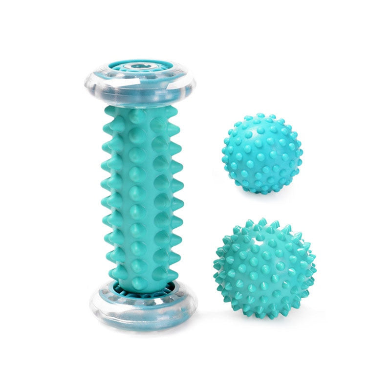 Foot Massager Massage Roller Balls Kit Yoga Sport Fitness Ball For Hand Leg Back Pain Therapy Deep Tissue Trigger Point Recovery