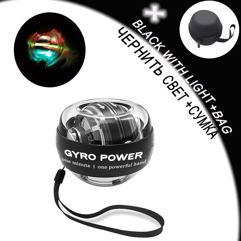 Power Wrist Ball Self Start Gyroscopic Powerball Gyro Ball With Counter Arm Hand Muscle Trainer Fitness Exercise Equipment