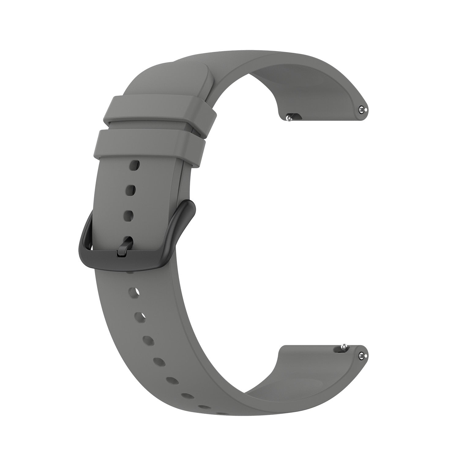 20mm Silicone Watch Strap For Amazfit GTS 4/2 Mini Strap Replacement Strap For Amazfit GTS/GTS 2 Strap For Amazfit Bip/U/U Pro