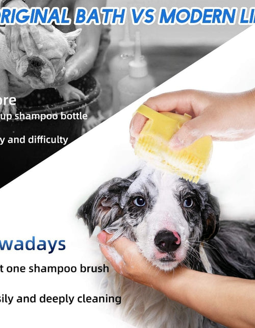 Load image into Gallery viewer, Pet Dog Massage Shampoo Bathroom Cat Bath Massage Brush Silicone Pet Accessories For Dogs Bathing Tools Dog Shower Brush
