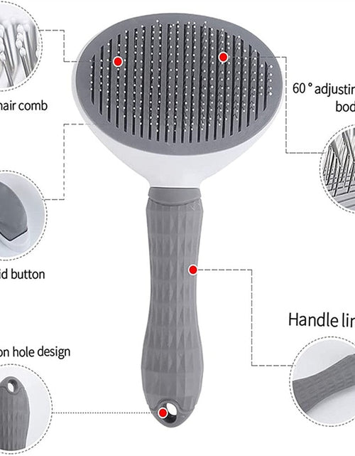 Load image into Gallery viewer, Cat Comb Dog Hair Brush Grooming And Care Cat Brush Stainless Steel Comb For Long Hair Dog Supplies With Dogs Cats Nail Clippers
