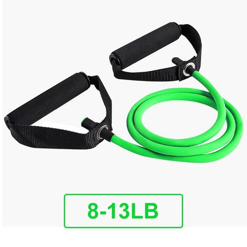 Load image into Gallery viewer, 120cm Yoga Pull Rope Elastic Resistance Bands Rope Rubber Bands Fitness Equipment Exercise Tube Workout Strength Training
