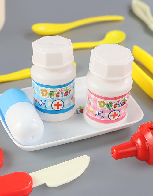 Load image into Gallery viewer, Doctor Toy Set Play House Toy Doctor Set Stethoscope Children Play House Storage Box Simulation Doctor Supplies Toy Boy Girl
