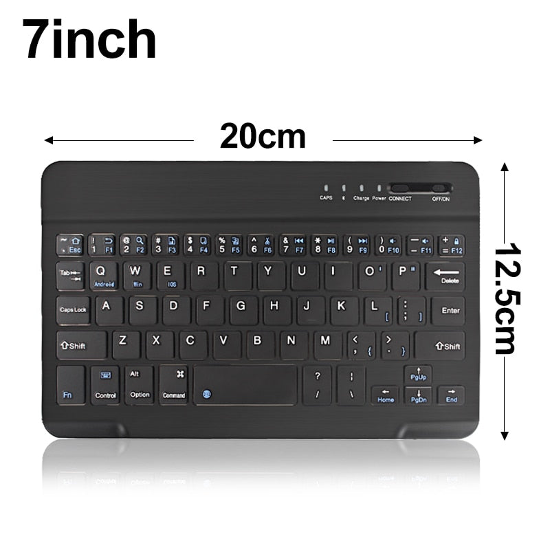 Mini Wireless Keyboard Bluetooth Keyboard For ipad Phone Tablet Russian Spainish Rechargeable keyboard For Android ios Windows