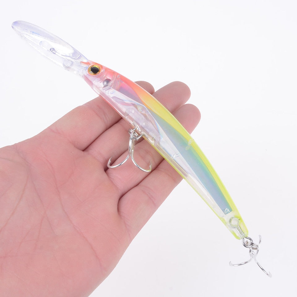 1pcs 17cm 24g Wobbler Fishing Lure Big Crankbait Minnow Peche Bass Trolling Artificial Bait Pike Carp lures Peche Fishing tackle