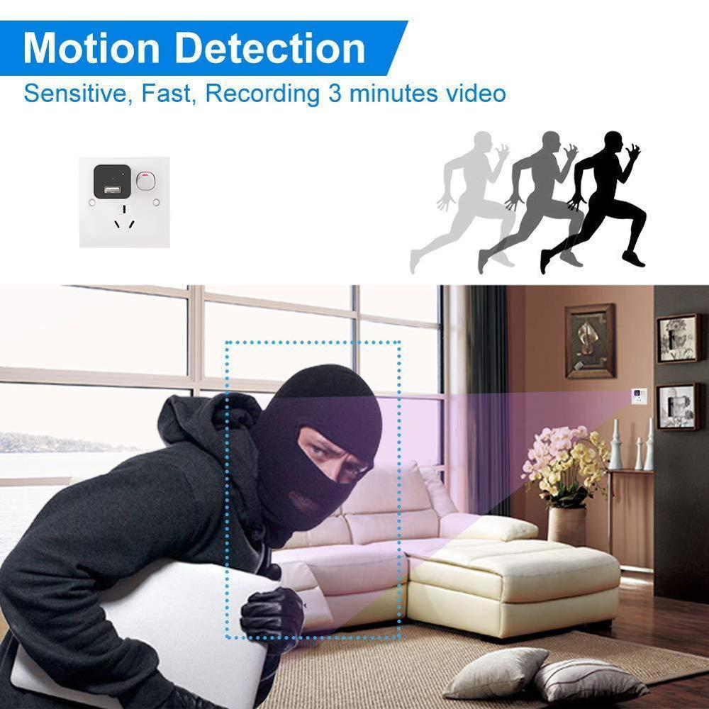 Mini Plug Camera 1080P HD USB Chargers Wireless Portable Camera Security Video Recorder Dynamic Monitor