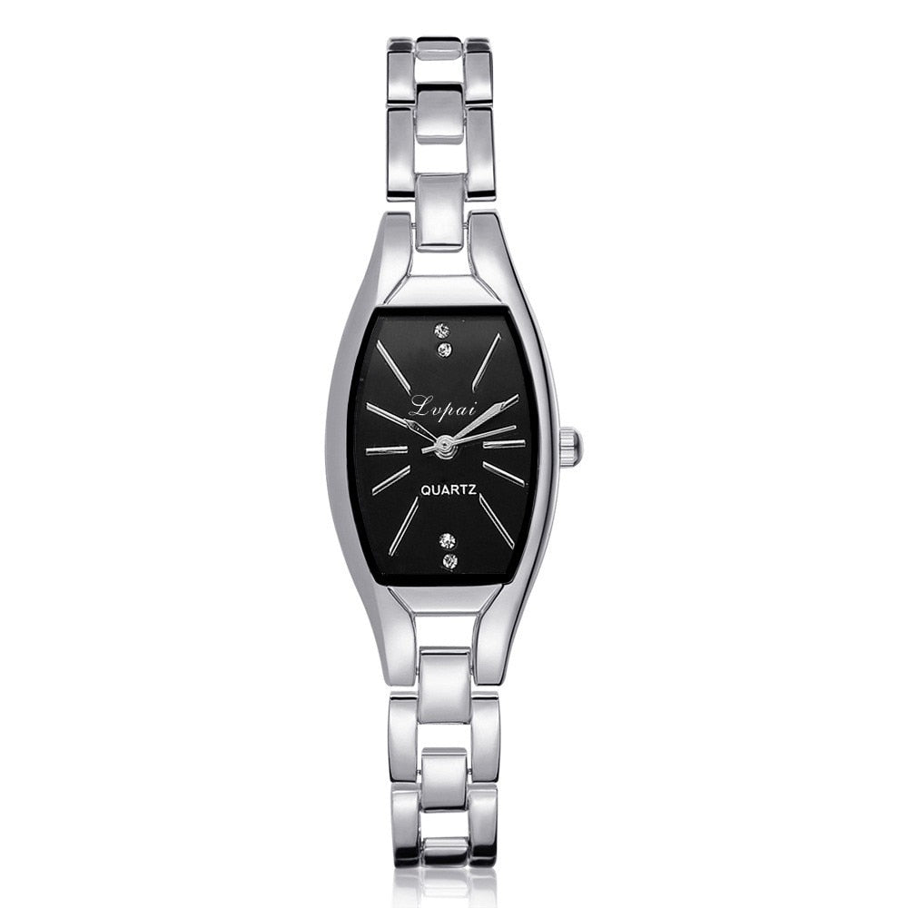 Women Square Quartz Watch Elegant Ladies Electronic Digtal Woman Watch Concise Head Diamond Geometry Women Watches