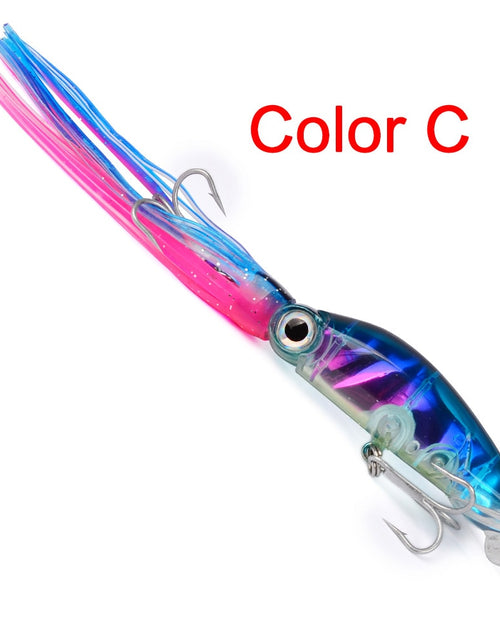 Load image into Gallery viewer, 1pcs Hard Fishing Lure Fish Bait 18g 10cm Squid High Carbon Steel Hook Octopus Crank For Artificial Tuna Sea Allure Tool
