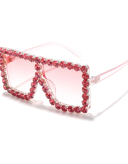 Load image into Gallery viewer, Baby Diamond Square Children Glasses 2020 New Luxury Rhinestone Frames Eyeglasses Kids Eye Frame Eyewear Vintage Glasses
