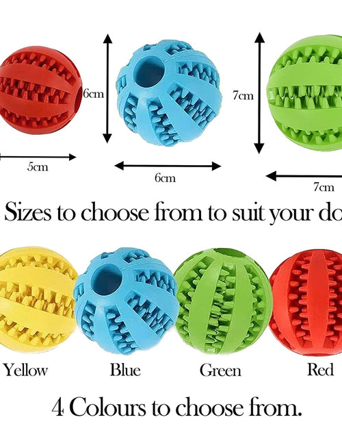 Load image into Gallery viewer, Toys for Dogs Rubber Dog Ball for Puppy Funny Dog Toys for Pet Puppies Large Dogs Tooth Cleaning Snack Ball Toy for Pet Products
