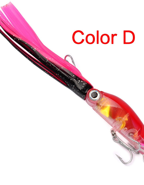 Load image into Gallery viewer, 1pcs Hard Fishing Lure Fish Bait 18g 10cm Squid High Carbon Steel Hook Octopus Crank For Artificial Tuna Sea Allure Tool
