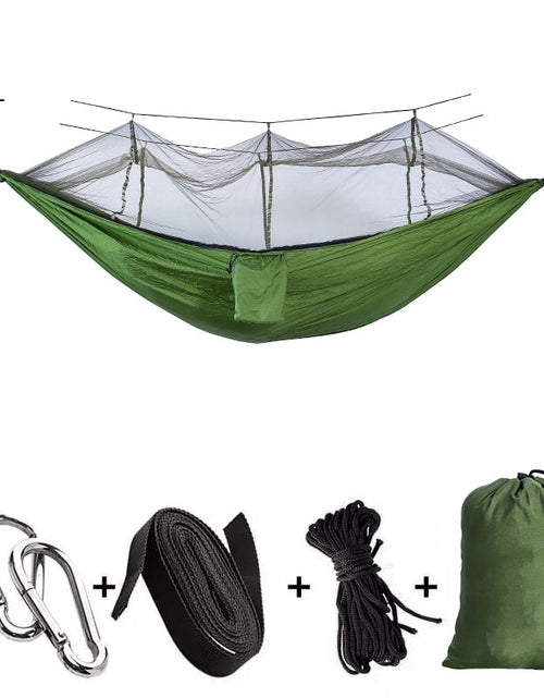 Load image into Gallery viewer, Portable Outdoor Camping Hammock 1-2 Person Go Swing With Mosquito Net Hanging Bed Ultralight Tourist Sleeping hammock
