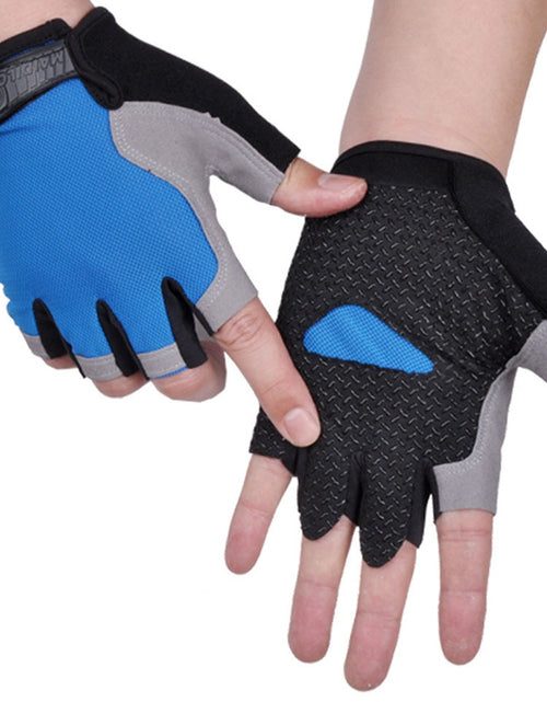 Load image into Gallery viewer, HOT Cycling Anti-slip Anti-sweat Men Women Half Finger Gloves Breathable Anti-shock Sports Gloves Bike Bicycle Glove
