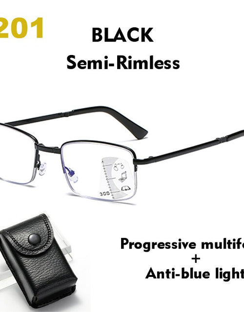 Load image into Gallery viewer, Folding Glasses for Elderly Anti Blue Light Reading Glasses Men Progressive Multifocal Reading Glasses Women Presbyopia
