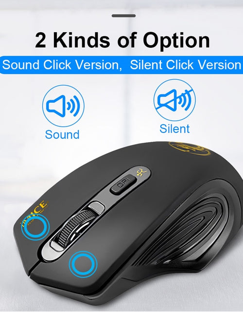 Load image into Gallery viewer, USB Wireless Mouse 2000DPI USB 2.0 Receiver Optical Computer Mouse 2.4GHz Ergonomic Mice For Laptop PC Sound Silent Mouse
