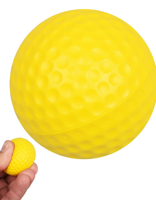 Load image into Gallery viewer, 10pcs/pack Soft Indoor Practice PU Yellow Golf Balls Training Aid H8876 Free Shipping Drop Shipping Wholesale
